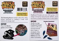 Maple Valley: Roaming Raven and Feathered Friends Mini-Expansions