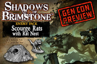 Shadows of Brimstone: Scourge Rats / Rats Nest Enemy Set
