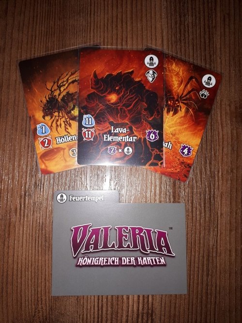 Valeria: Card Kingdoms – Fire Temple Monsters