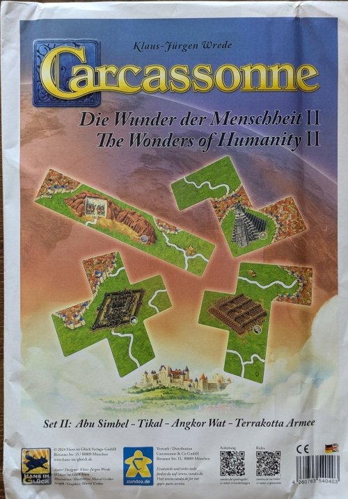 Carcassonne: The Wonders of Humanity Set II