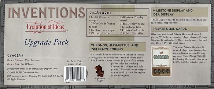 Inventions: Evolution of Ideas – Upgrade Pack