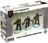 Dust Tactics: Schwer-Sturmgrenadiere Command Squad - 