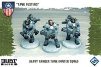 Dust Tactics: Heavy Ranger Tank Hunter Squad – 